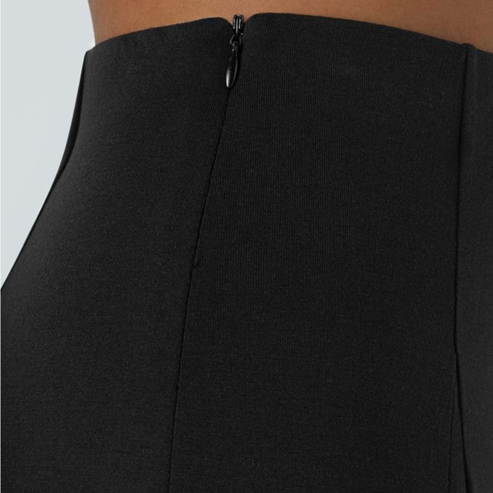 NWT Halara High Waisted Side Zipper Maxi Casual Flare Skirt Size Medium - Picture 5 of 14